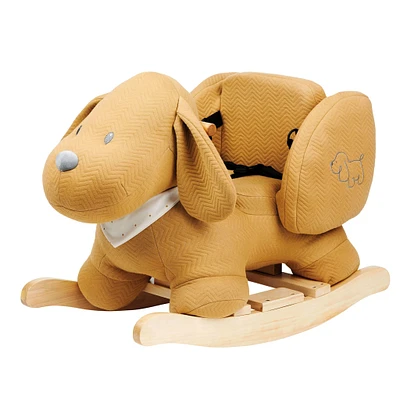 Rocking Toy Dog Charlie - Caramel