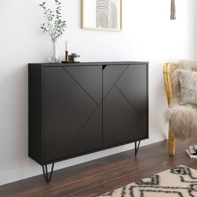 Slim 2-Door Storage Cabinet