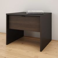 Celeste Nightstand - Black and Ebony