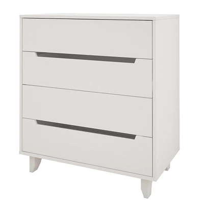 Aura 4-Drawer Chest - White