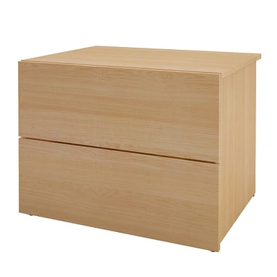 Aruba Nightstand 2-Drawer - Natural Maple