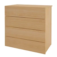 Aruba 4-Drawer Chest - Natural Maple