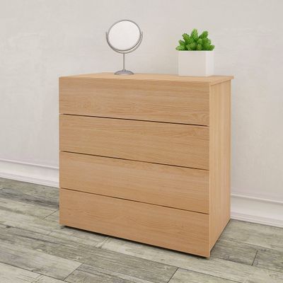 Aruba 4-Drawer Chest - Natural Maple