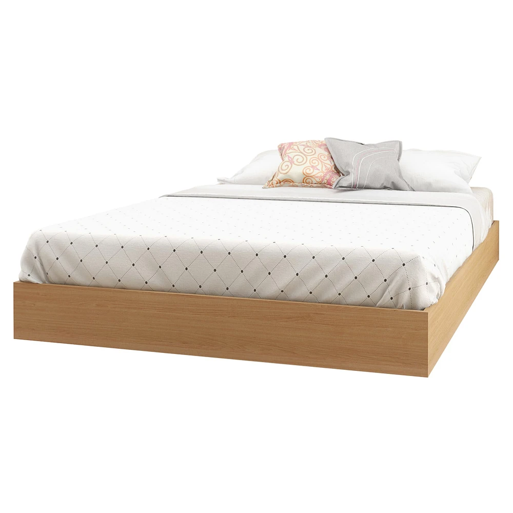 Fiji Double Size Platform Bed - Natural Maple