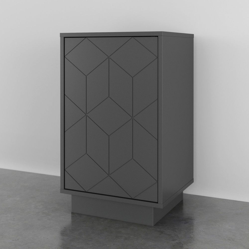 Nightstand - Grey Charcoal