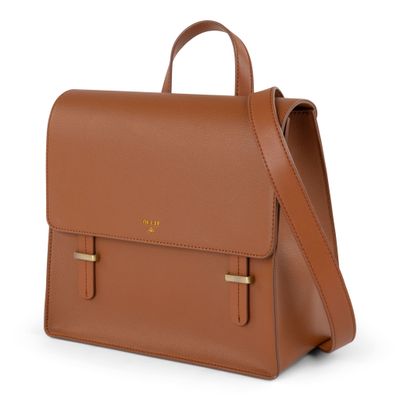 Marie Convertible Backpack - Cognac