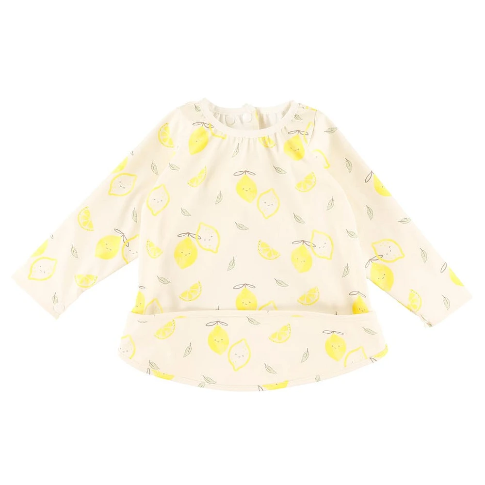 Lemons Long Sleeves Bib 0-36m