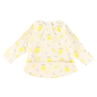 Lemons Long Sleeves Bib 0-36m