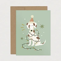 Greeting Card - Dog Rolly