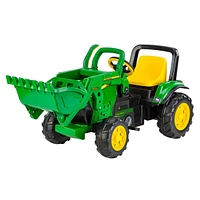 Gros Tracteur John Deere avec Chargeur Frontal - Vert et Jaune