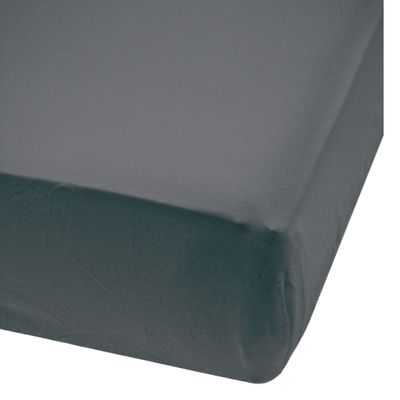 Bambou Fitted Sheet for Baby - Charcoal