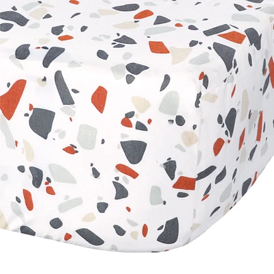 Crib Fitted Sheet - Terrazzo