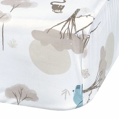 Drap Contour pour Lit de Bébé - Jungle