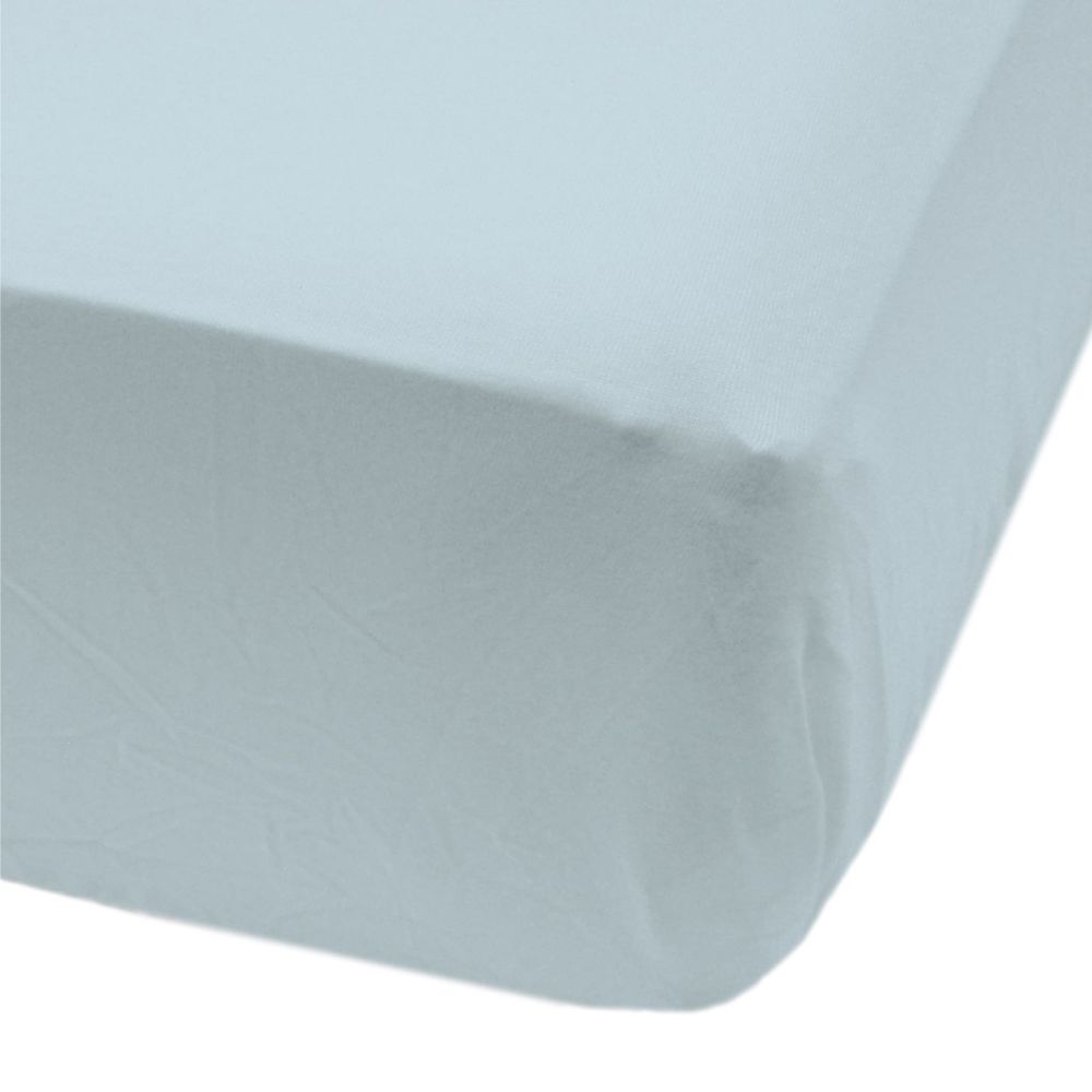 Crib Fitted Sheet - Glacier