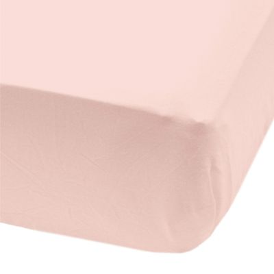 Crib Fitted Sheet - Light Pink