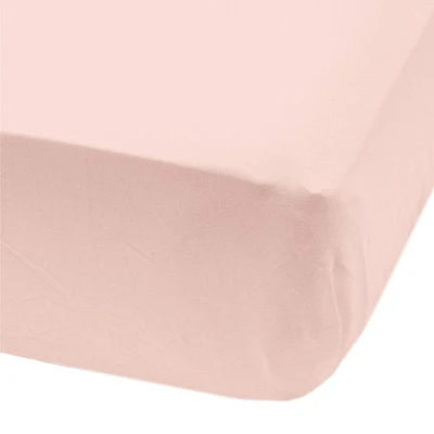 Drap Contour pour Lit de Bébé - Rose Pâle