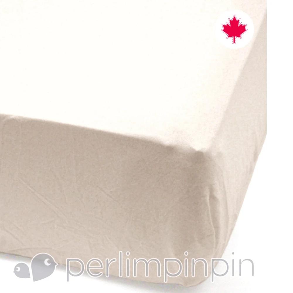 Drap Contour pour Lit de Bébé - Taupe