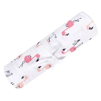 Muslin Swaddle Blanket - Flamingo