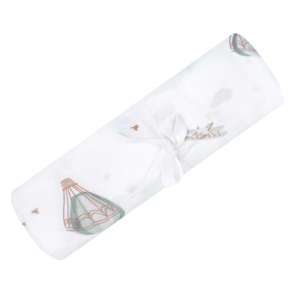 Muslin Swaddle Blanket - Hot Air Balloons