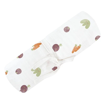 Muslin Swaddle Blanket - Veggies