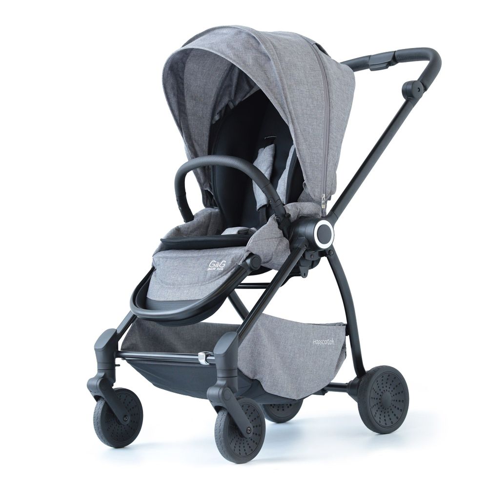 Hopscotch Stroller- Salt and Pepper