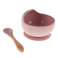 Spoon and Silicone Bowl