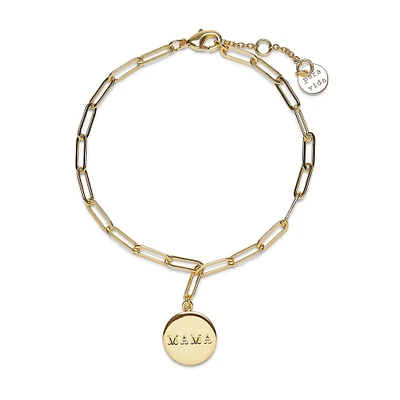 Mama Gold Coin Bracelet