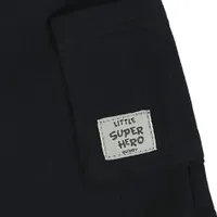 Black Sweatshort 3-24m