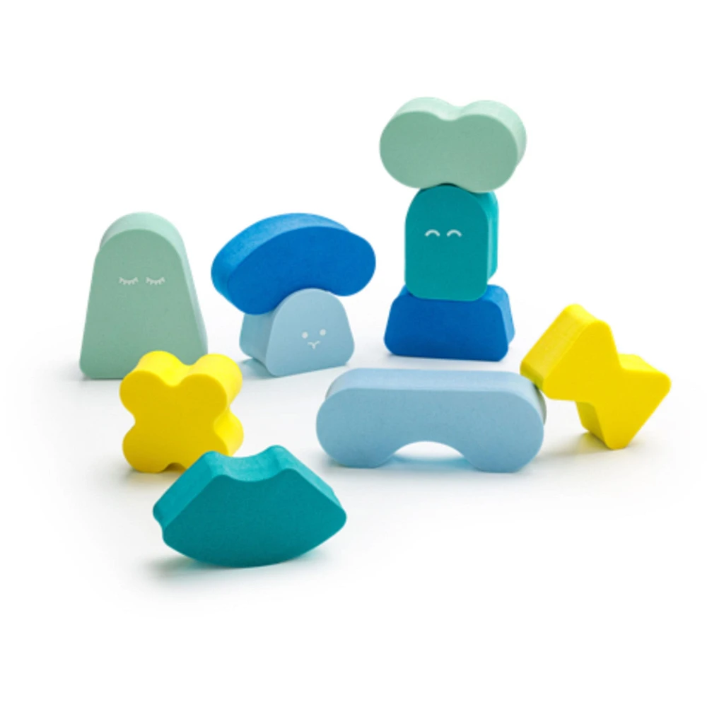 Blokki Stackable Blocs - Minty Blue