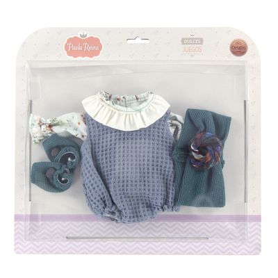 Blue Romper for Doll