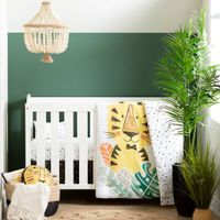 4-Piece Crib Bedding Set - Tiger