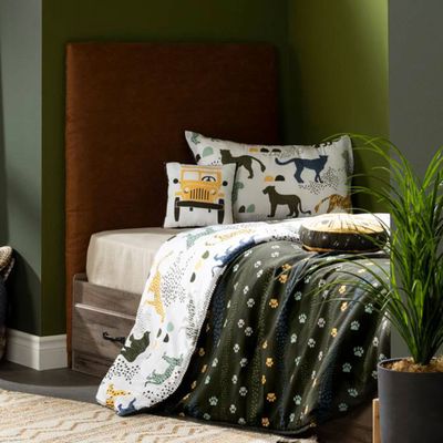 Clément - Home Twin Comforter 4 Pieces - Iris Woodland - Clement