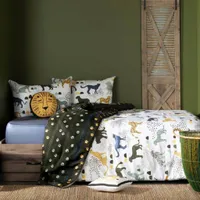 Dreamlt Double Comforter - Safari Wild Cats