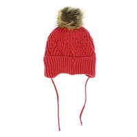 Pompom Knit Beanie 12-24m