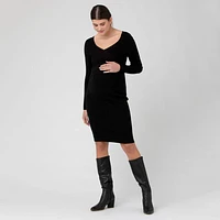 Sadie Rib Knit Nursing Dress