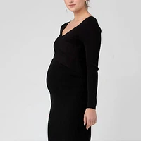 Sadie Rib Knit Nursing Dress