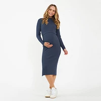 Nella Rib Nursing Dress