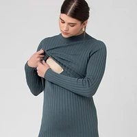 Nella Rib Nursing Knit Dress