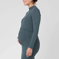 Nella Rib Nursing Knit Dress