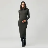 Nella Rib Nursing Knit Dress