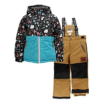 Snowsuit Cat Print 4-14y