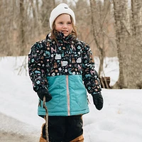 Snowsuit Cat Print 4-14y