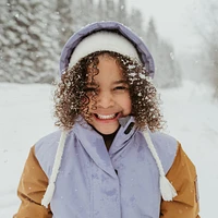 Habit de Neige Imprimé Tulipes 4-14ans