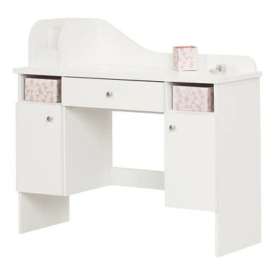 Makeup Desk with Drawer - Vito Pure White