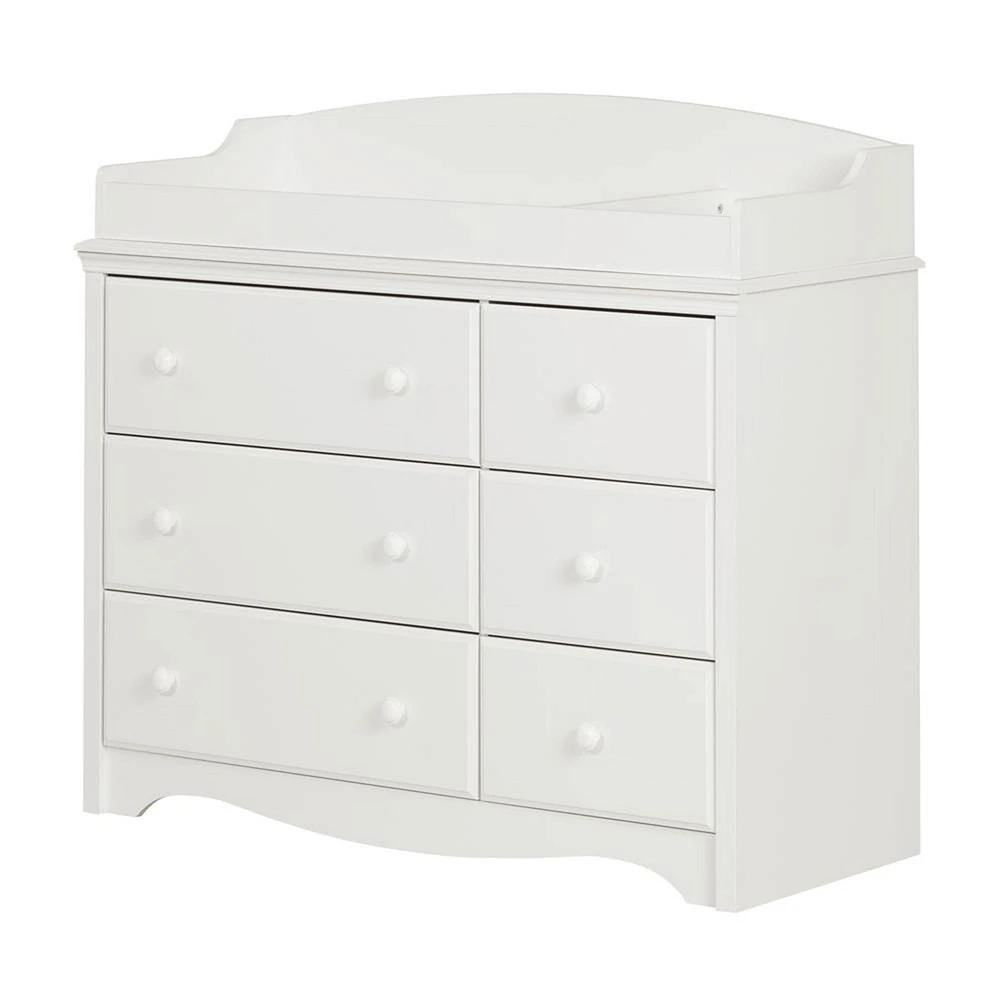 Changing table / Dresser with 6 Drawers Angel - White