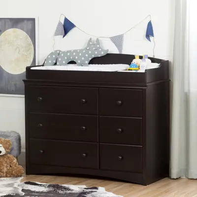 Angel Changing Table 6-drawers - Espresso