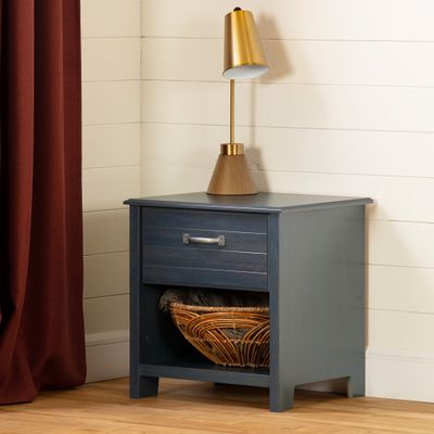 1-Drawer Nightstand Ulysses - Blueberry