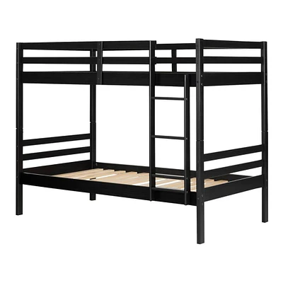 Induzy Industrial Twin Bunk Beds - Matte Black