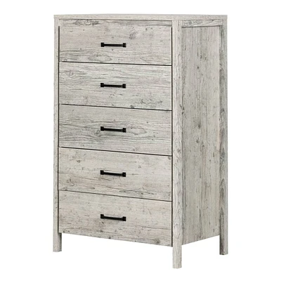 Gravity 5-Drawer Chest - Seaside Pine