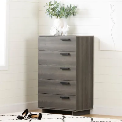 5-Drawer Chest - Cavalleri Gray Maple